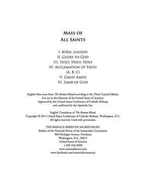 Music: Mass of All Saints